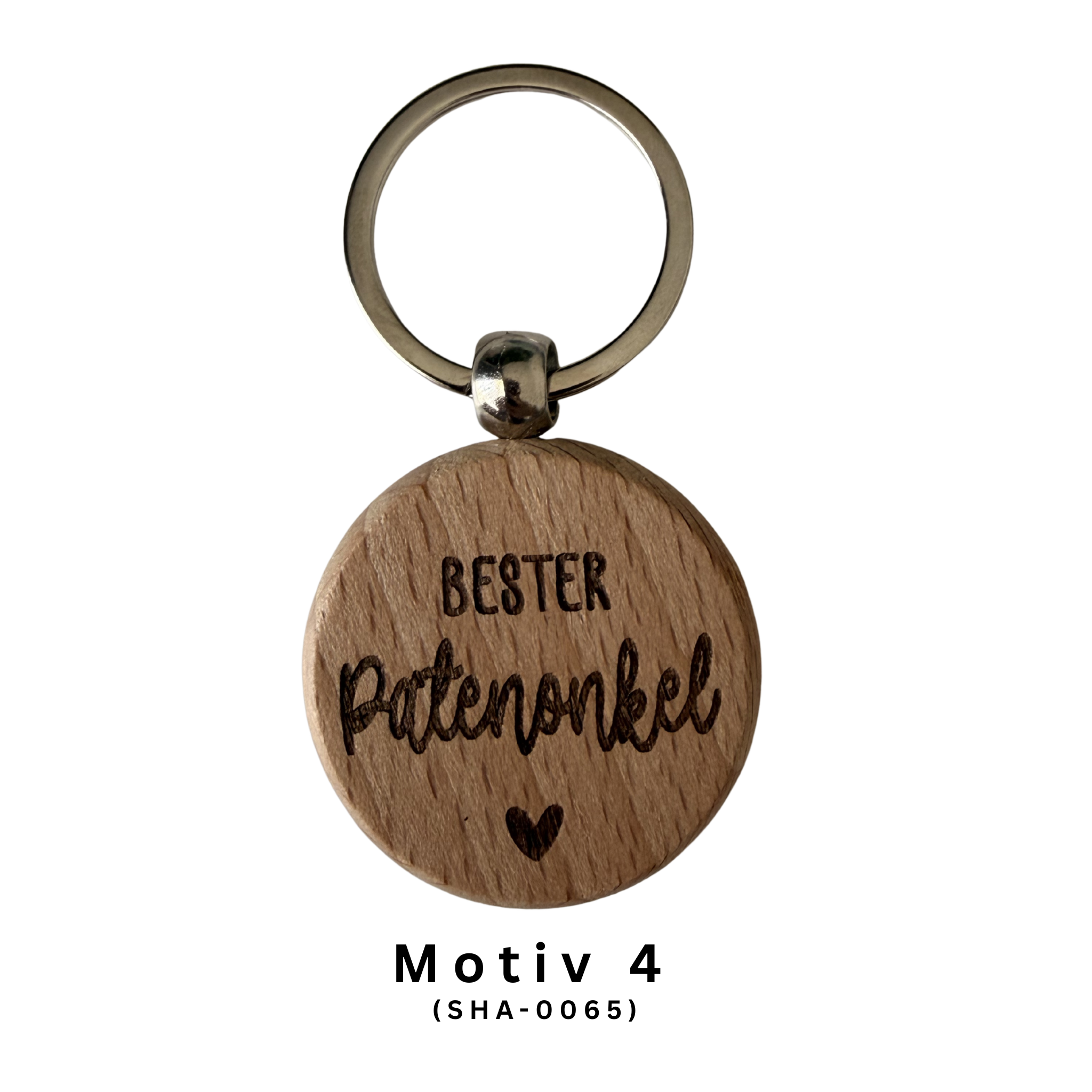 Gedi Patenonkel Schlüsselanhänger aus Holz