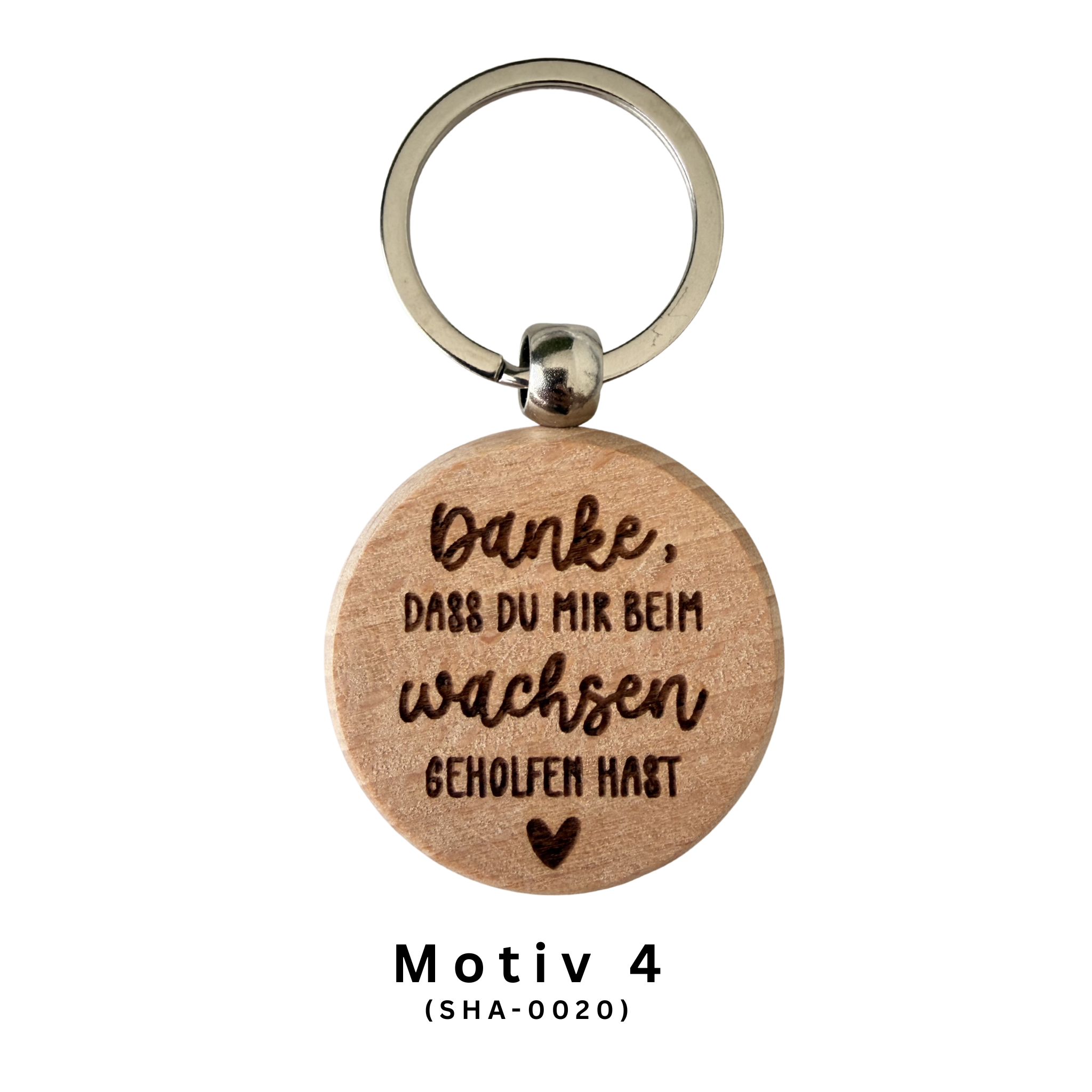 Abschied Schlüsselanhänger aus Holz