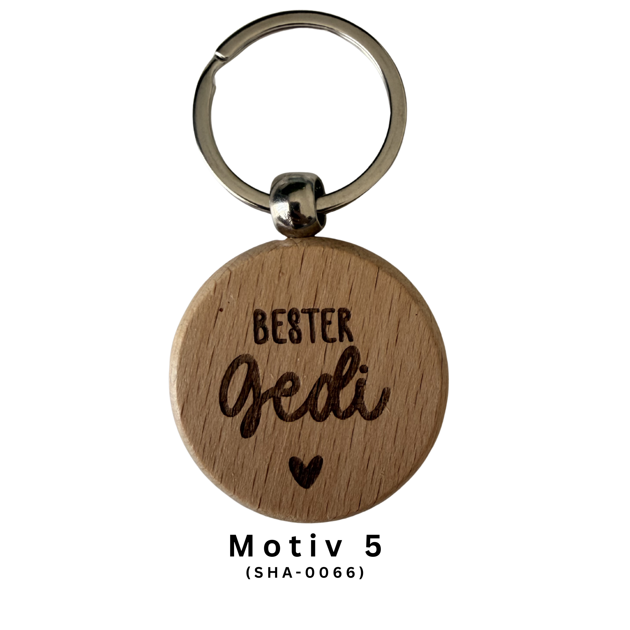 Gedi Patenonkel Schlüsselanhänger aus Holz