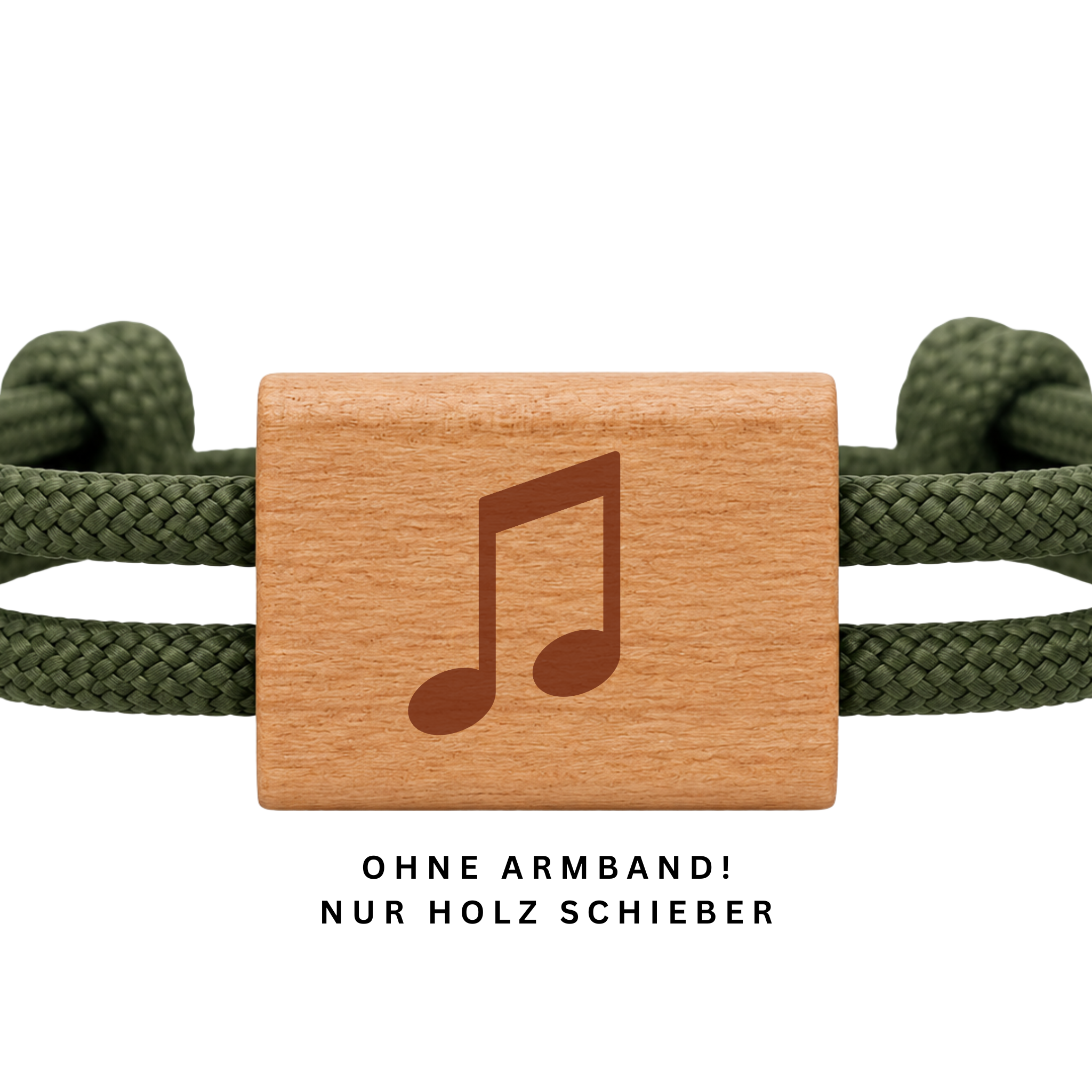 Musik | DIY Holzschieber aus Kirschholz für Paracord- und Segelseil-Armbänder
