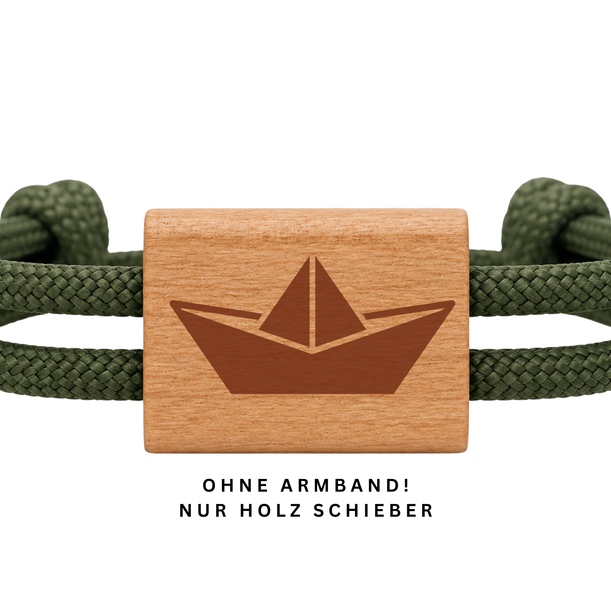 Boot | DIY Holzschieber aus Kirschholz für Paracord- und Segelseil-Armbänder