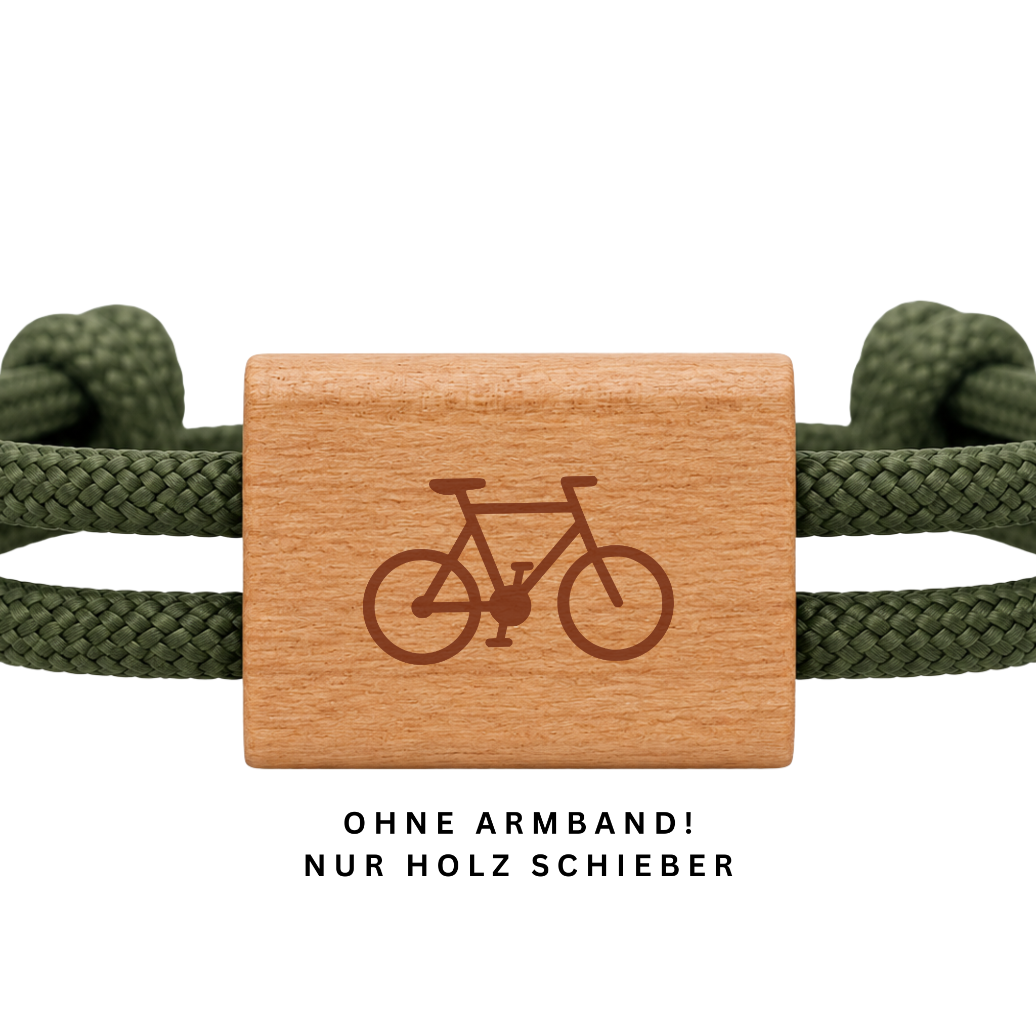 Fahrrad | DIY Holzschieber aus Kirschholz für Paracord- und Segelseil-Armbänder