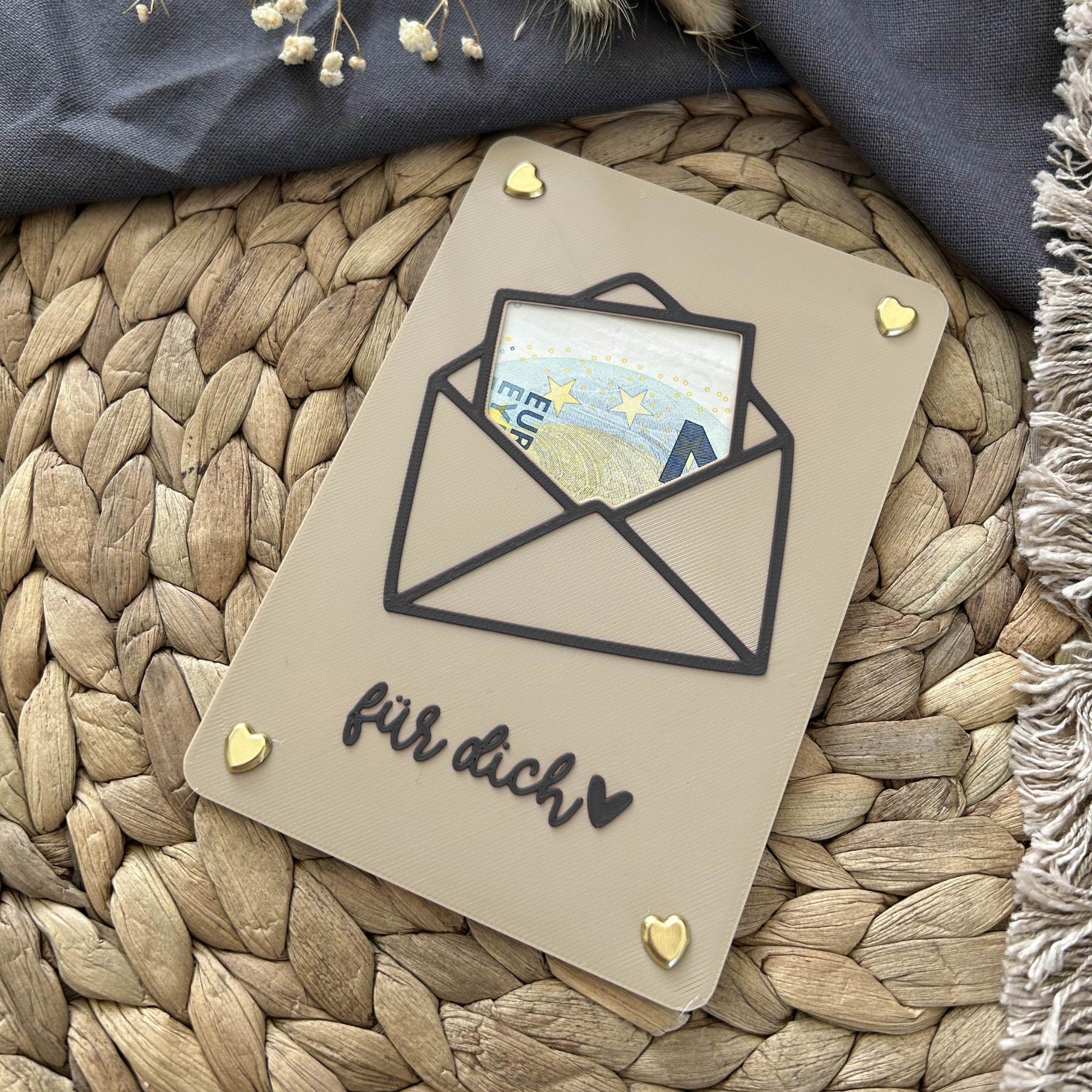 Geldgeschenk Karte - Kreative Verpackung für Geldgeschenke - Finanzspritze, Dankeschön & Geschenkidee Danke Umschlag