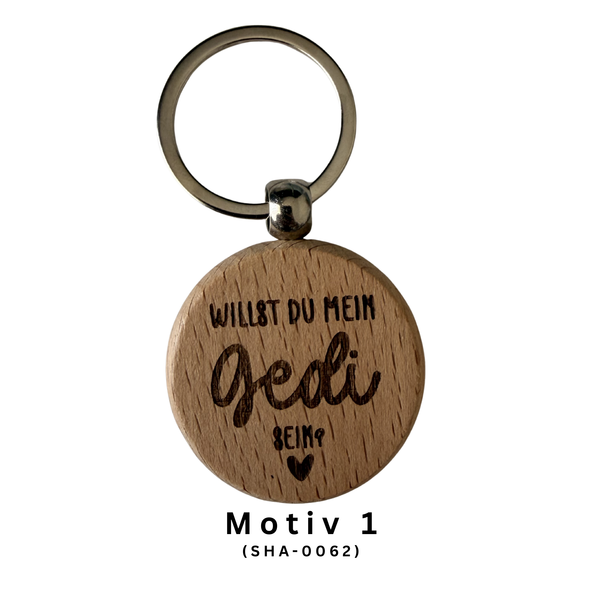 Gedi Patenonkel Schlüsselanhänger aus Holz