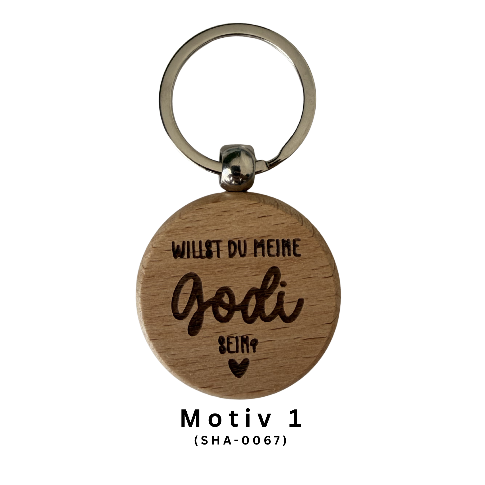 Godi Patentante Schlüsselanhänger aus Holz