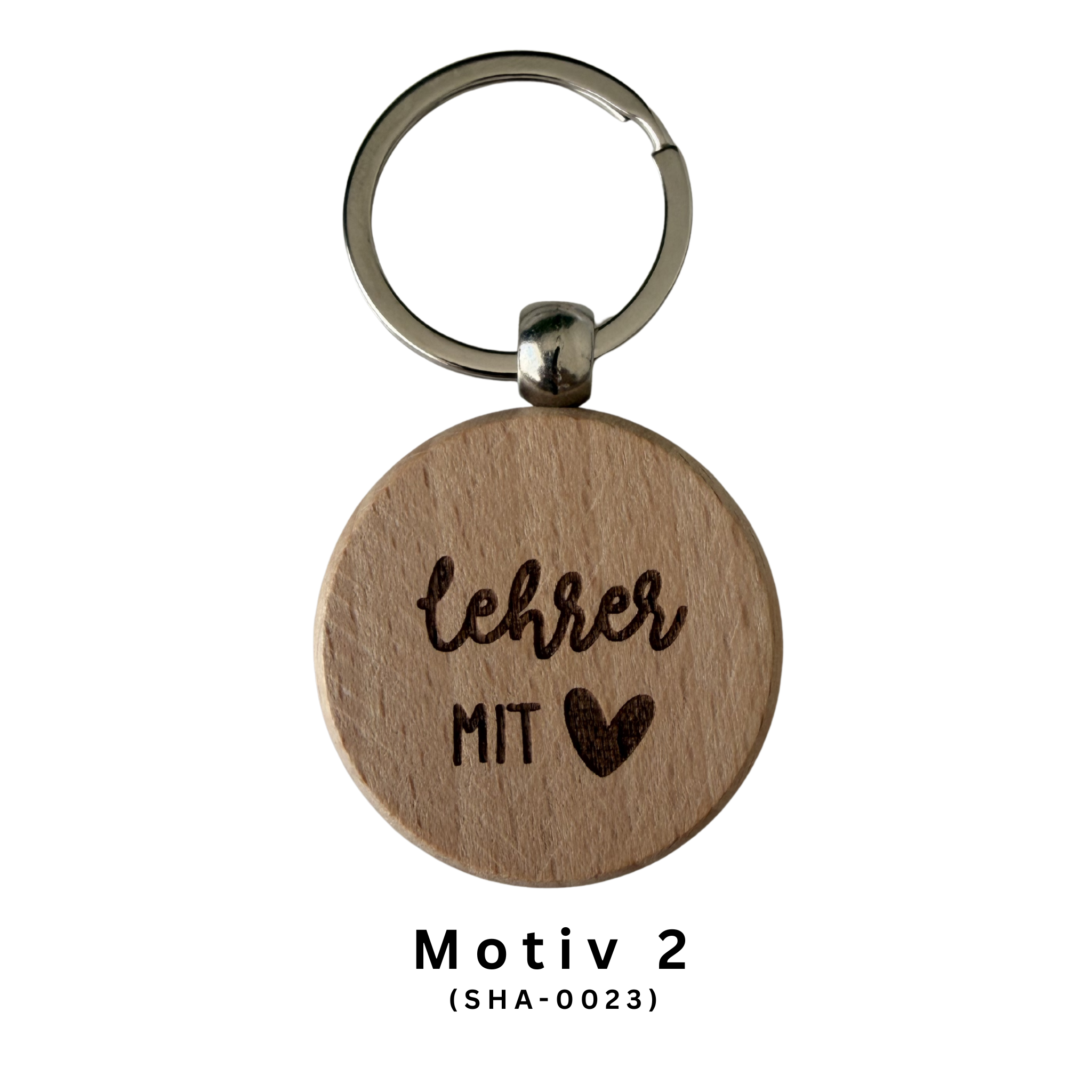 Abschied Schlüsselanhänger aus Holz