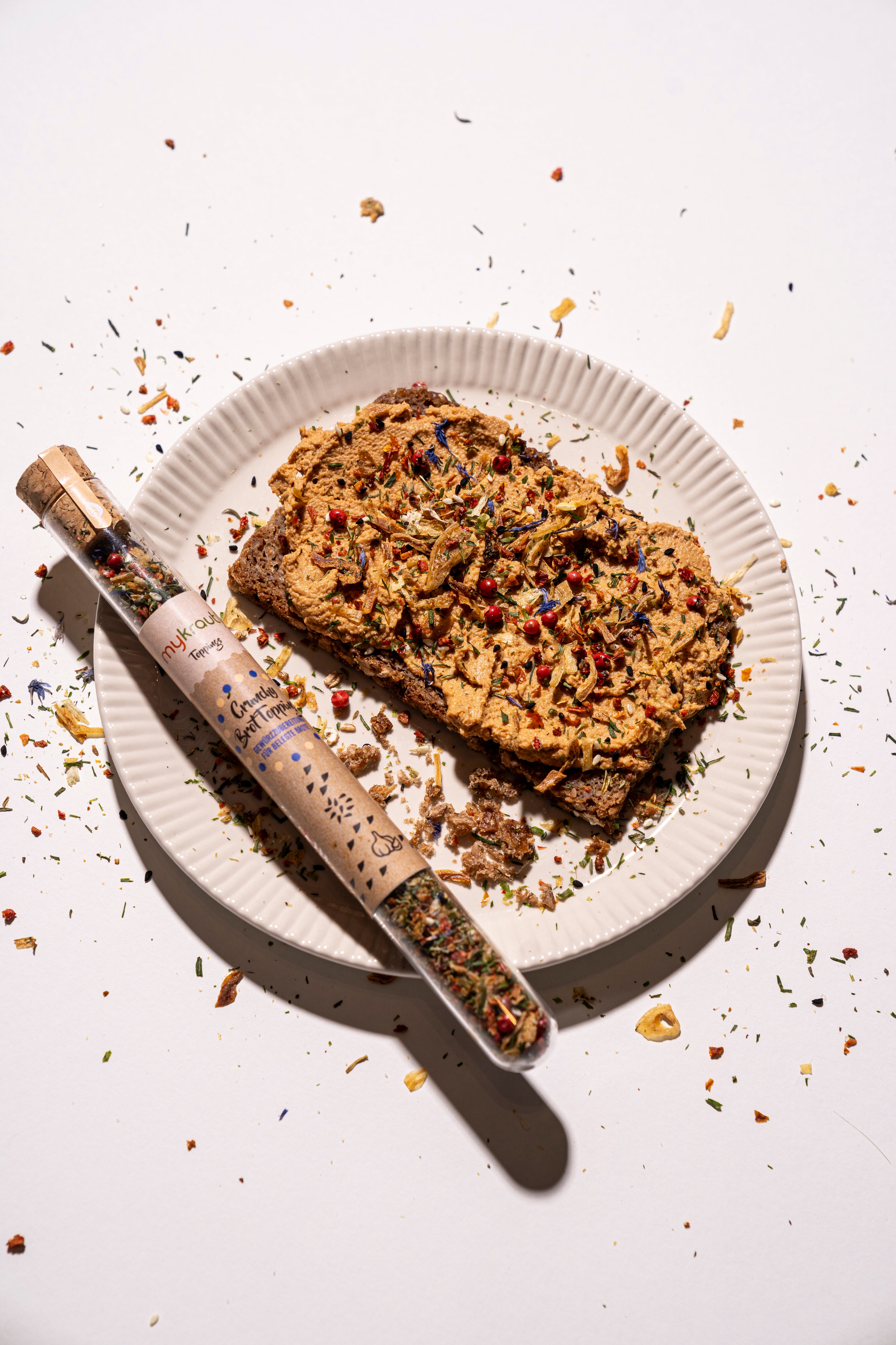 Crunchy bread topping | spice