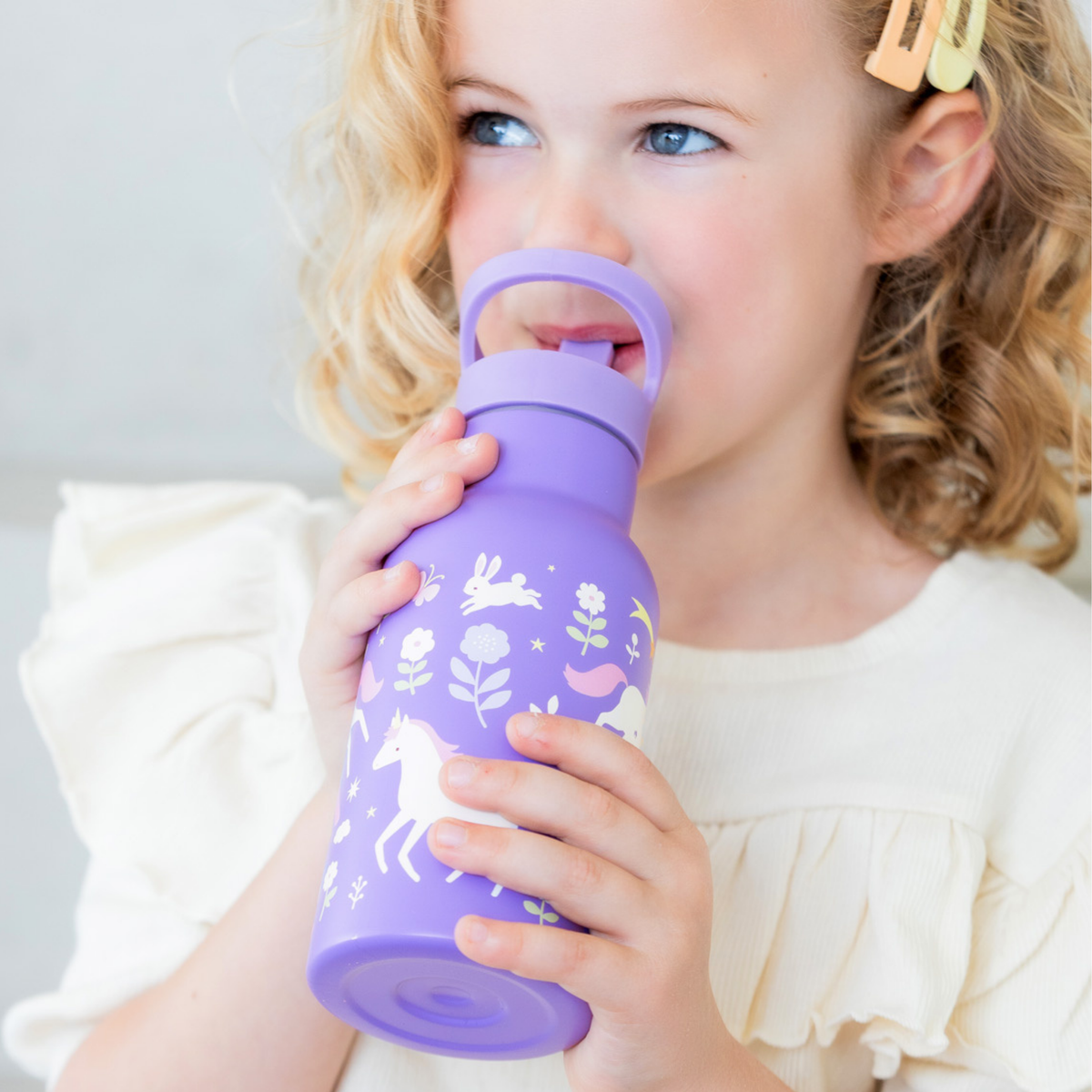 Personalisierte Edelstahl-Trinkflasche mit Name - Detailansicht 8