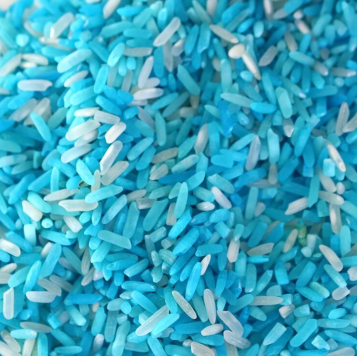 Regenbogen Reis | Sensorischer Spielreis – 500g bunter Fühlreis für Kinder & Montessori