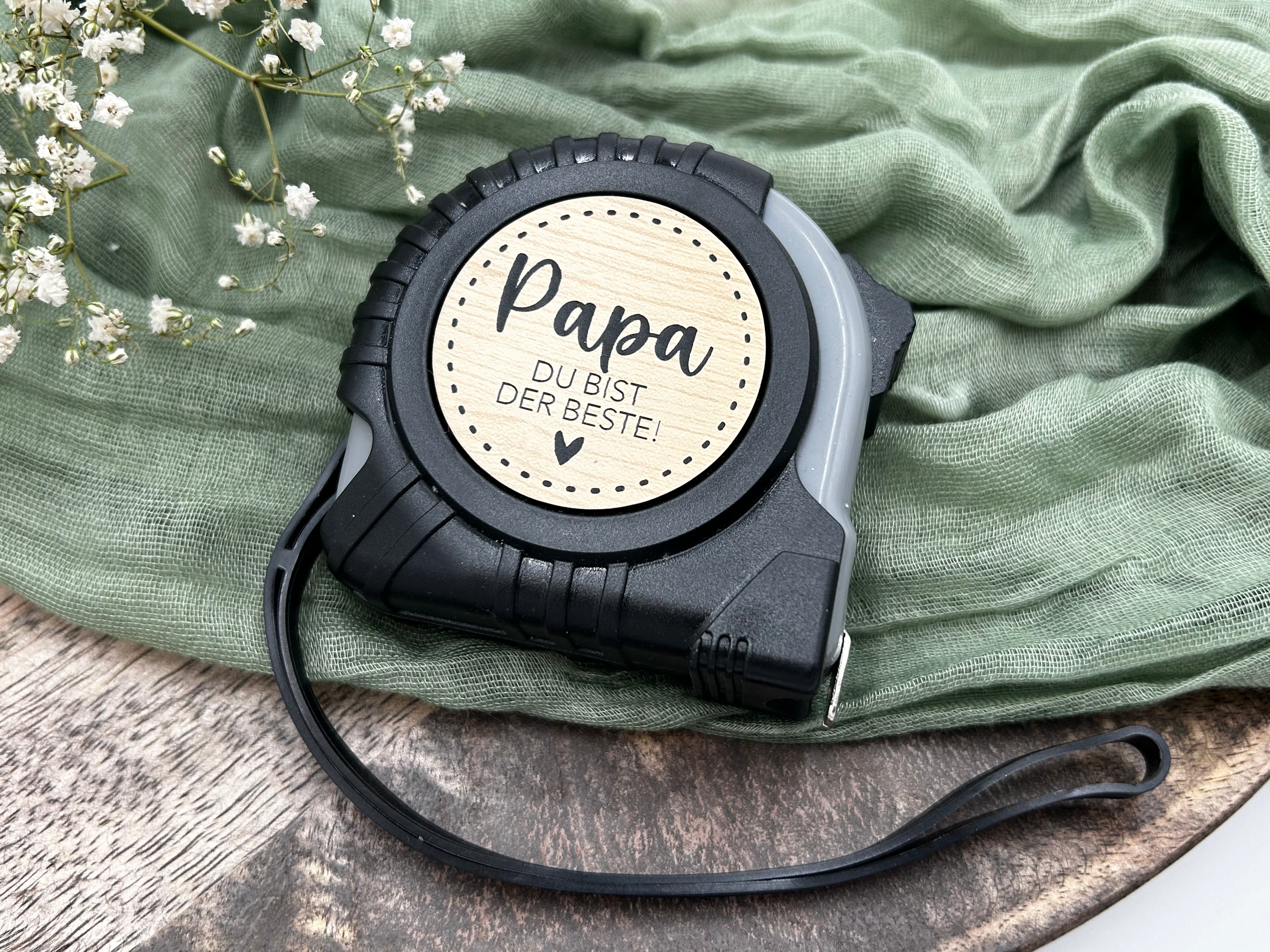Du bist der Beste - Personalisiertes Maßband/Rollmaßband/Rollmeter5m - Detailansicht 3