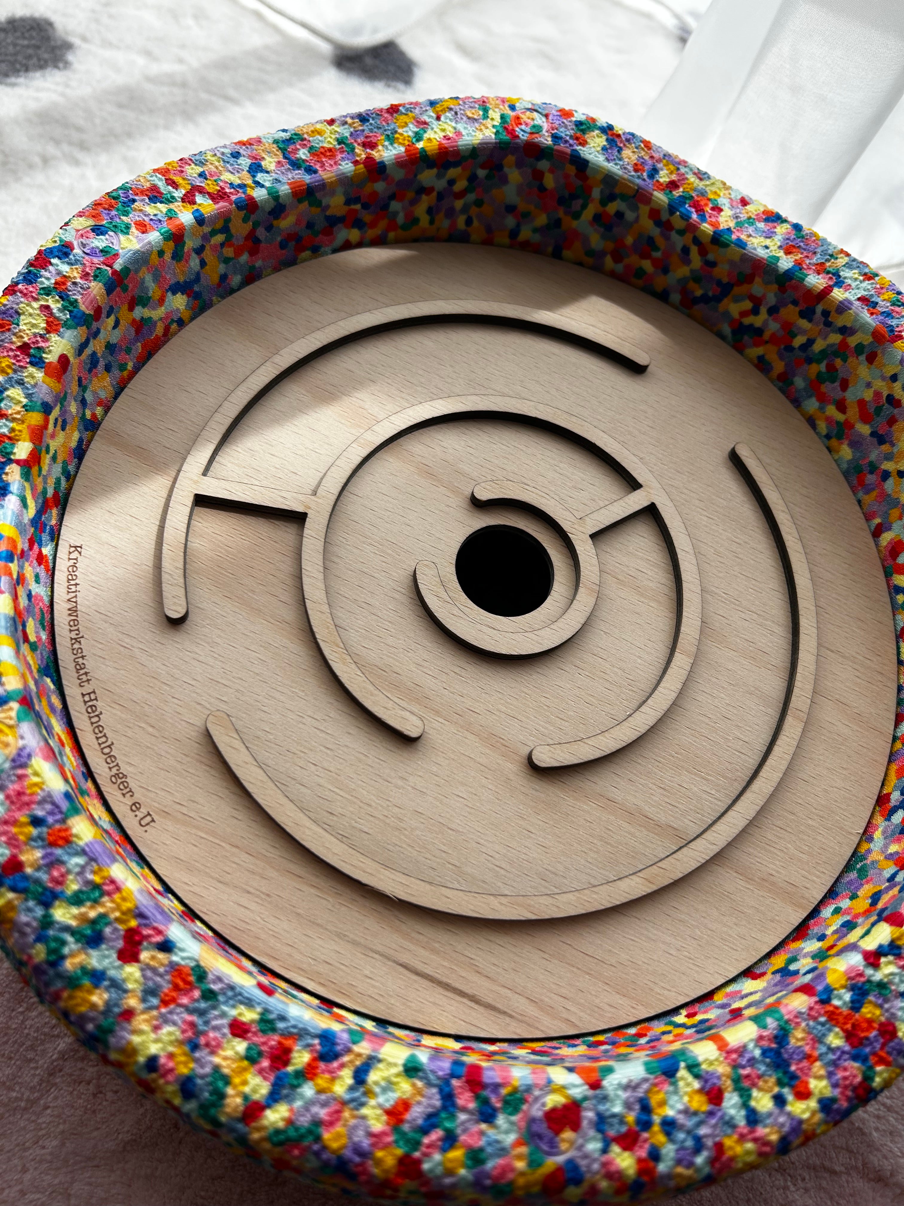 Labyrinth | Aktivitätsplatte kompatibel mit Stapelstein® – Montessori inspiriertes Spielzeug aus Holz – Motorikspiel & Rollenspiel Zubehör – Kinder Lernspielzeug