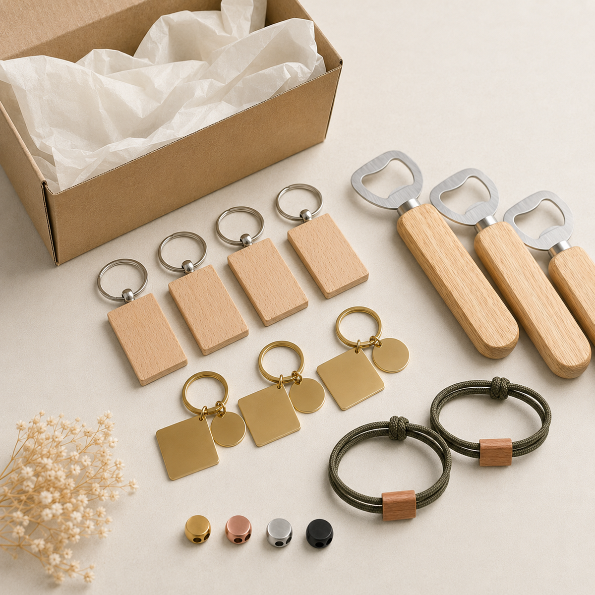 Personalisierbare Geschenkartikel und DIY-Rohlinge für Händler