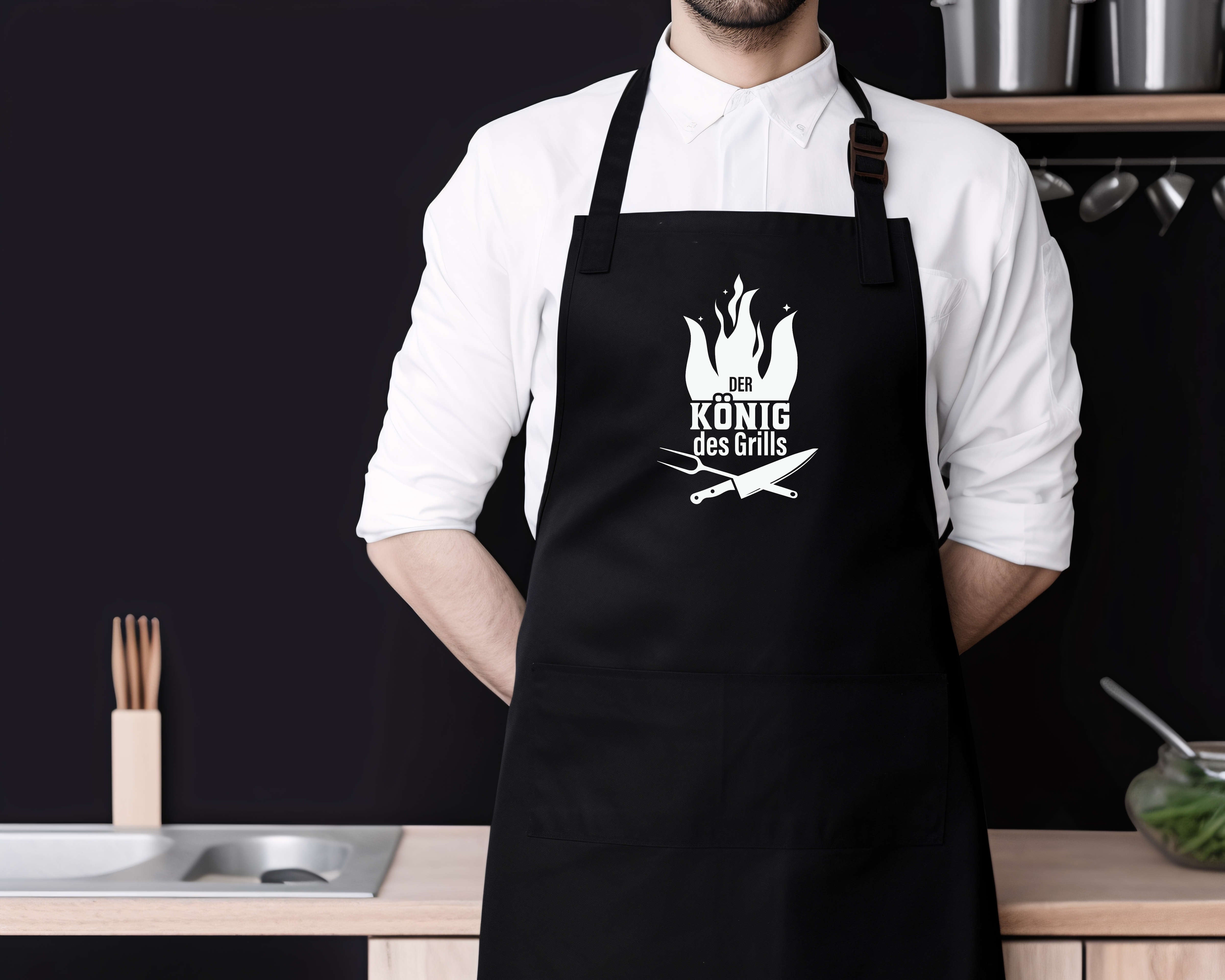 Der König des Grillens | Grillschürze