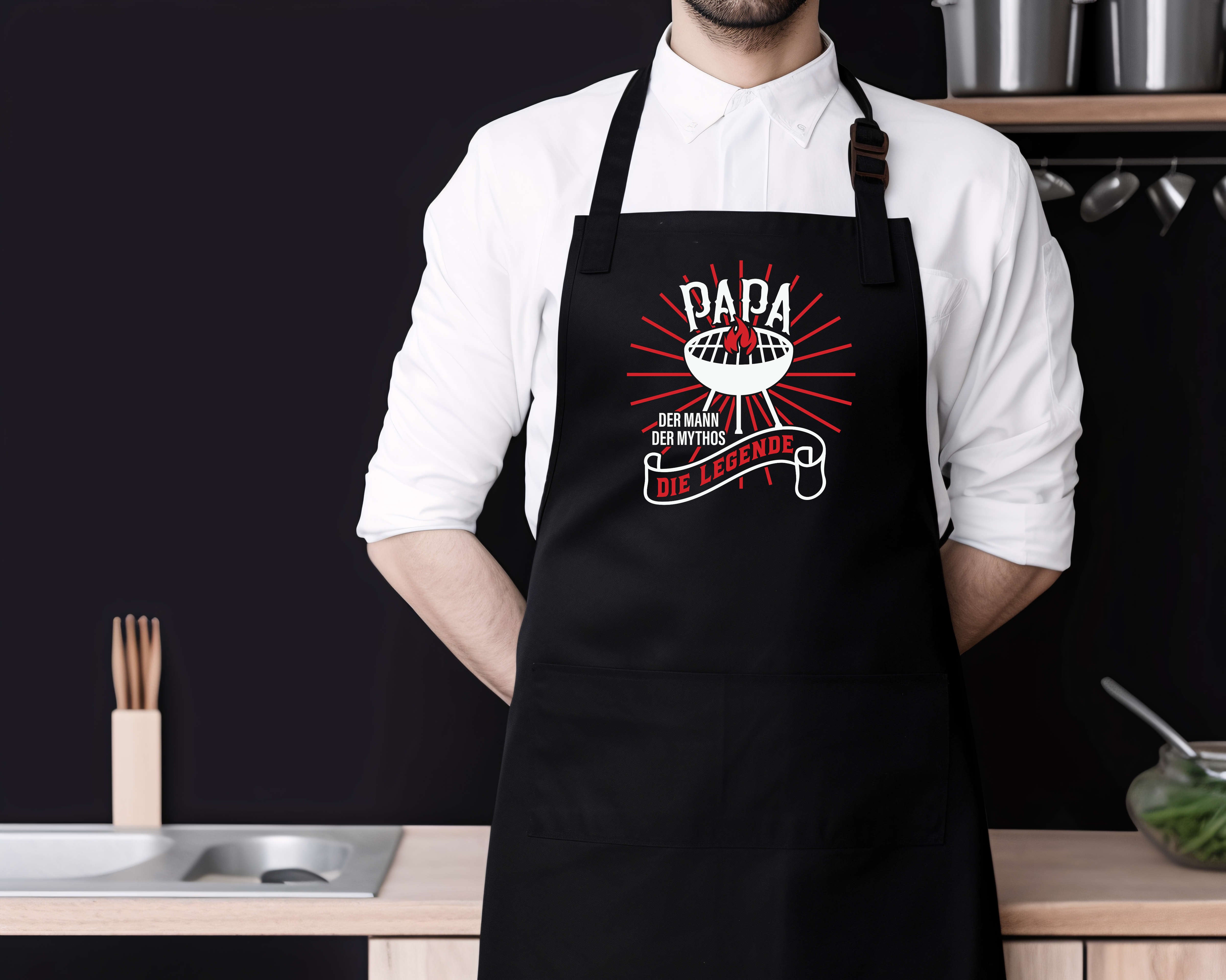 Papa die Legende | Grillschürze