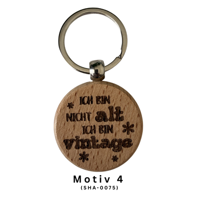 Sprüche Schlüsselanhänger aus Holz
