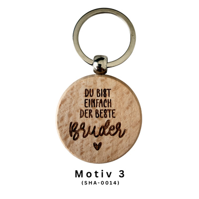 Du bist der Beste Schlüsselanhänger aus Holz