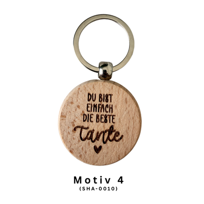 Du bist die Beste Schlüsselanhänger aus Holz