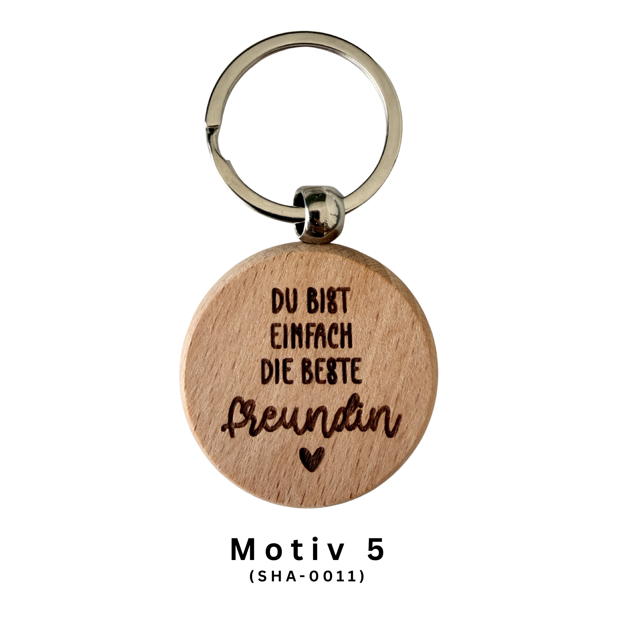 Du bist die Beste Schlüsselanhänger aus Holz