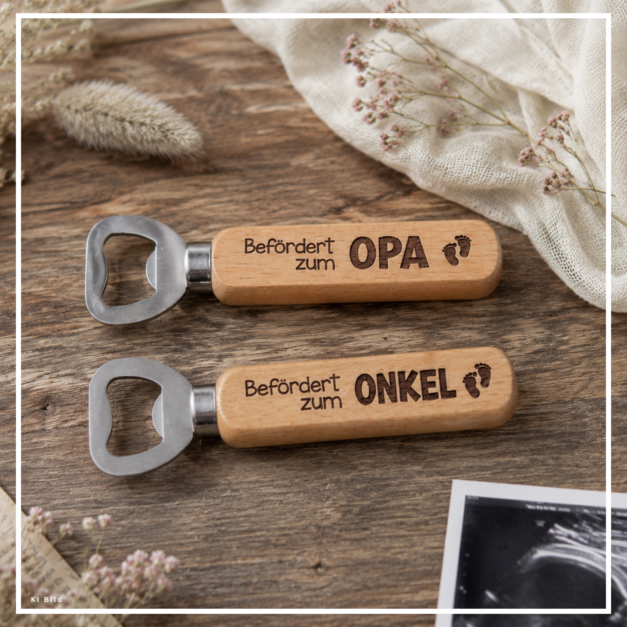 Befördert zum Opa & Onkel | Flaschenöffner