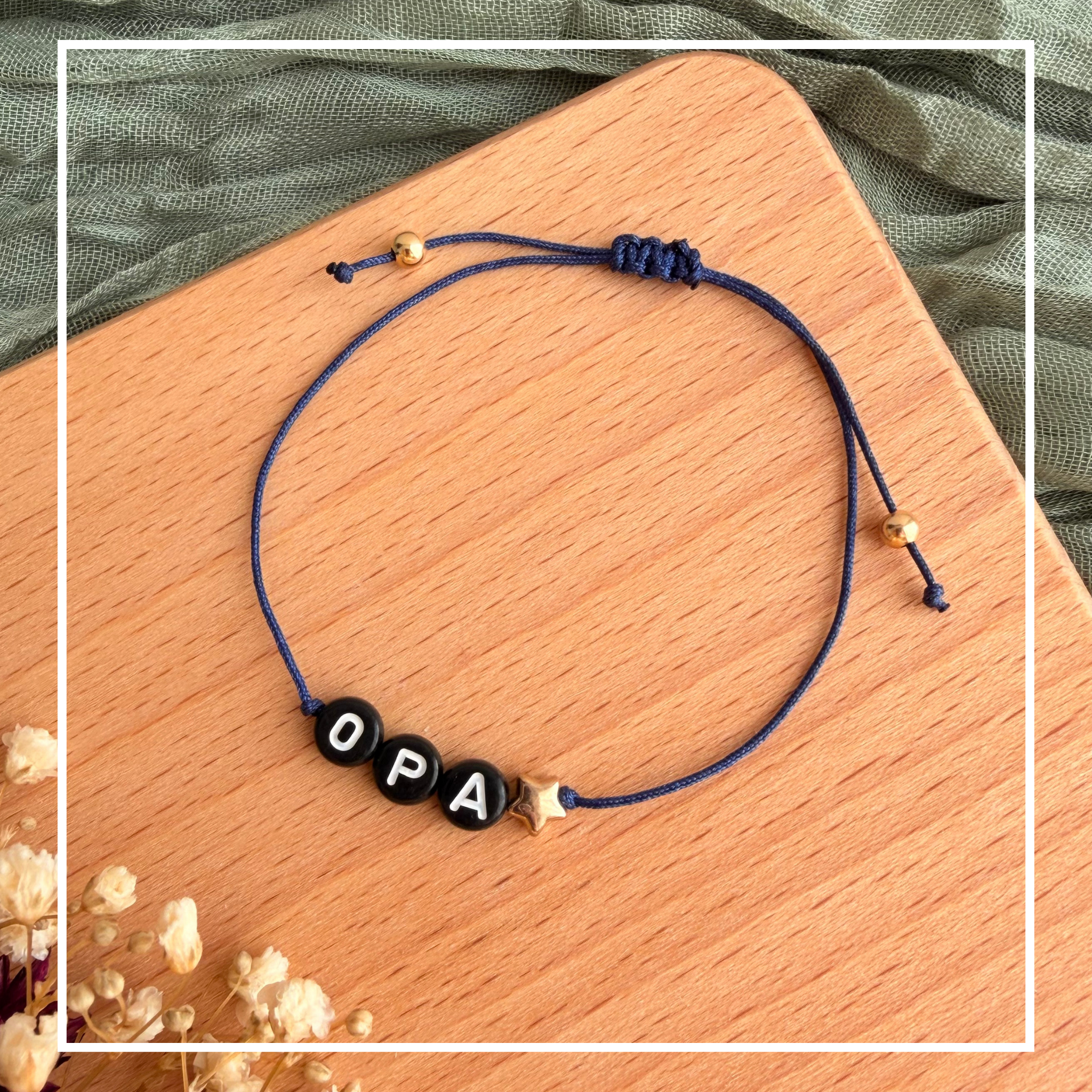 Perlenarmband Opa