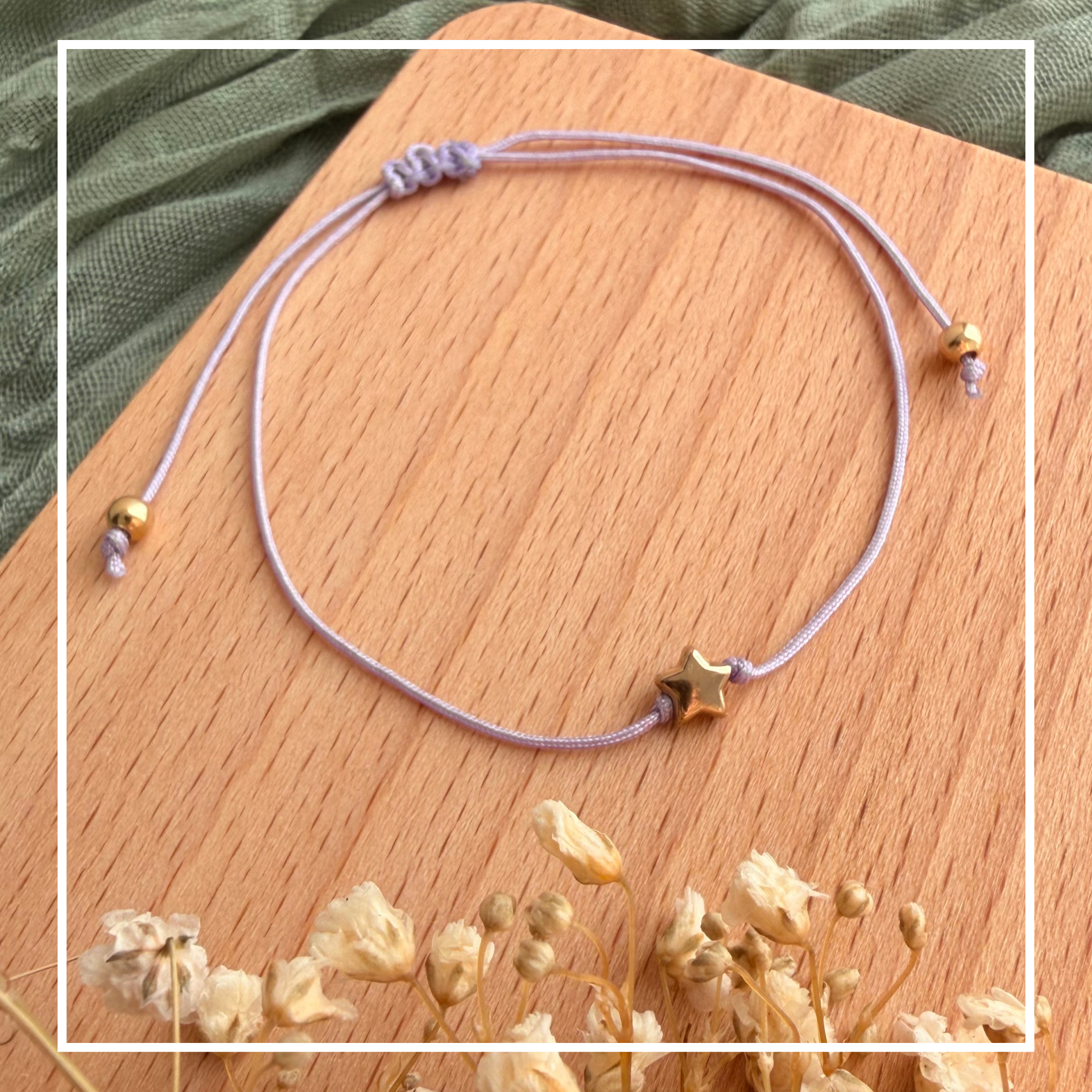 Perlenarmband mit Stern