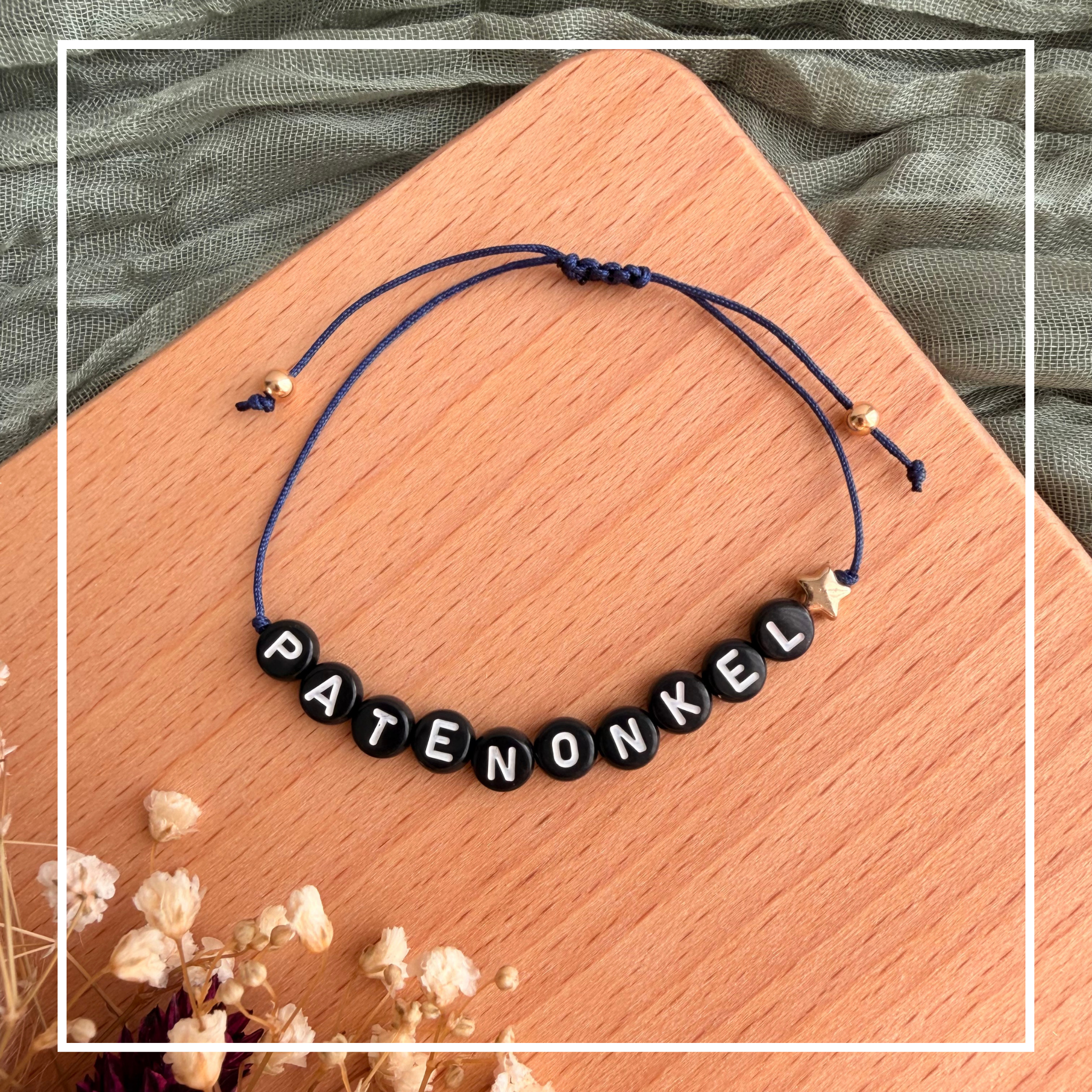 Perlenarmband Patenonkel