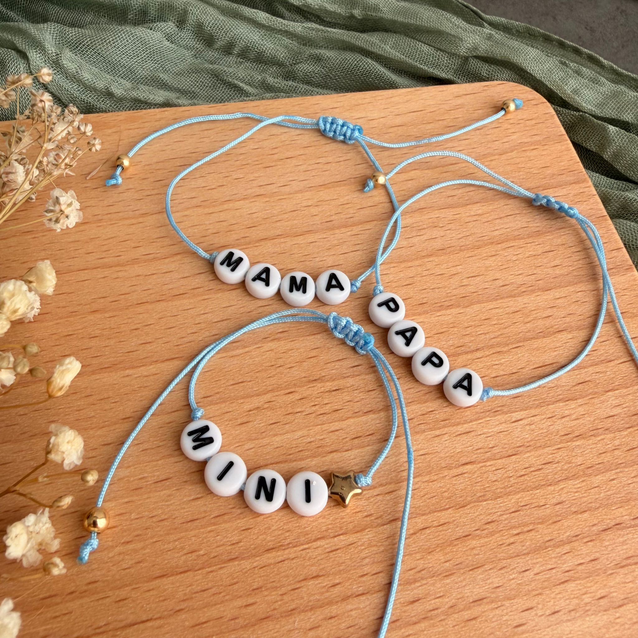 Perlenarmband Familie
