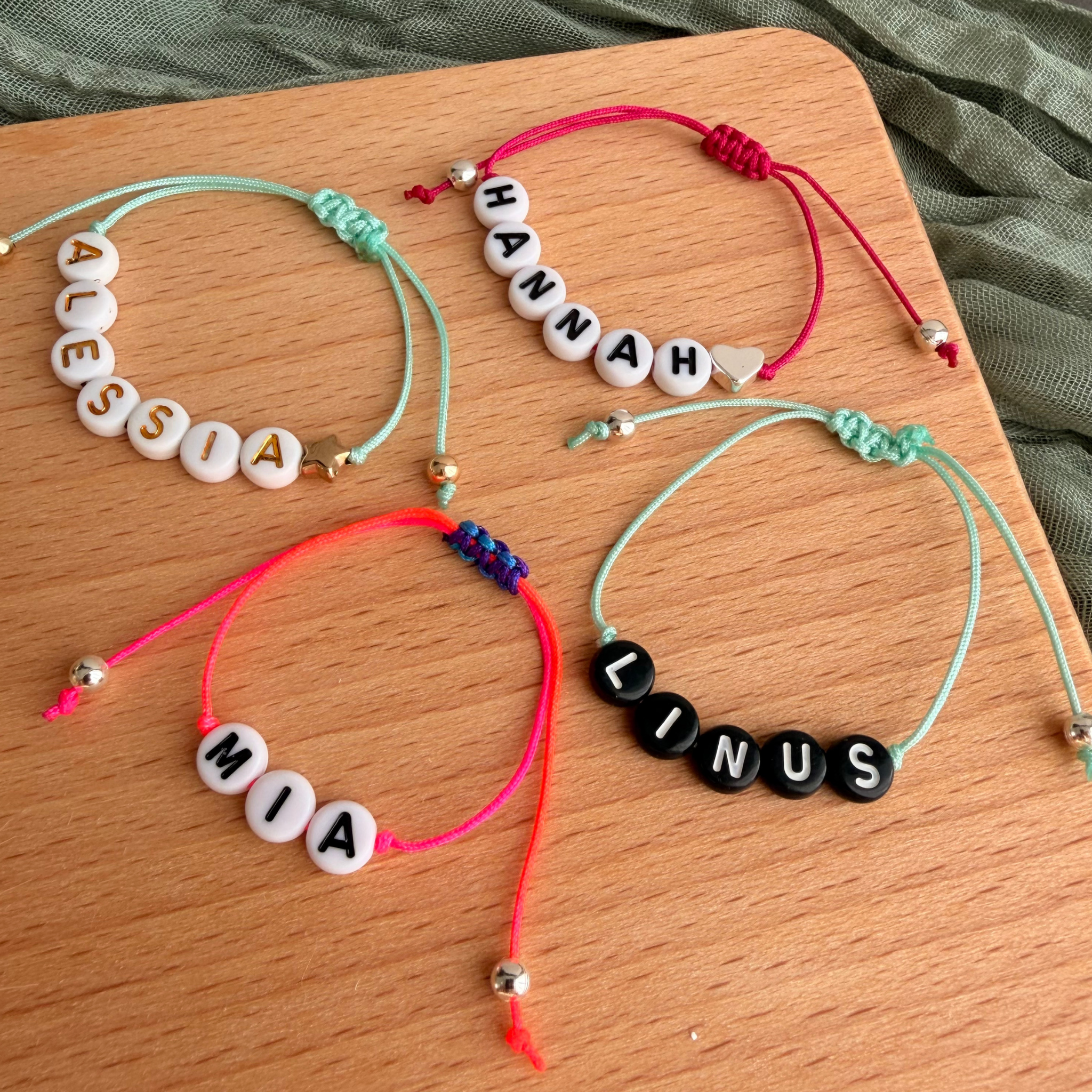 Perlenarmband Wunschname