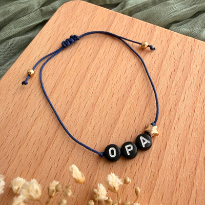 Perlenarmband Opa