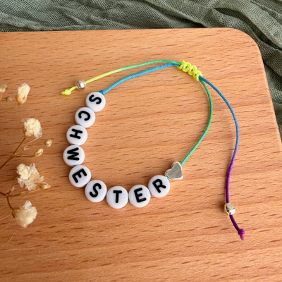 Perlenarmband Schwester