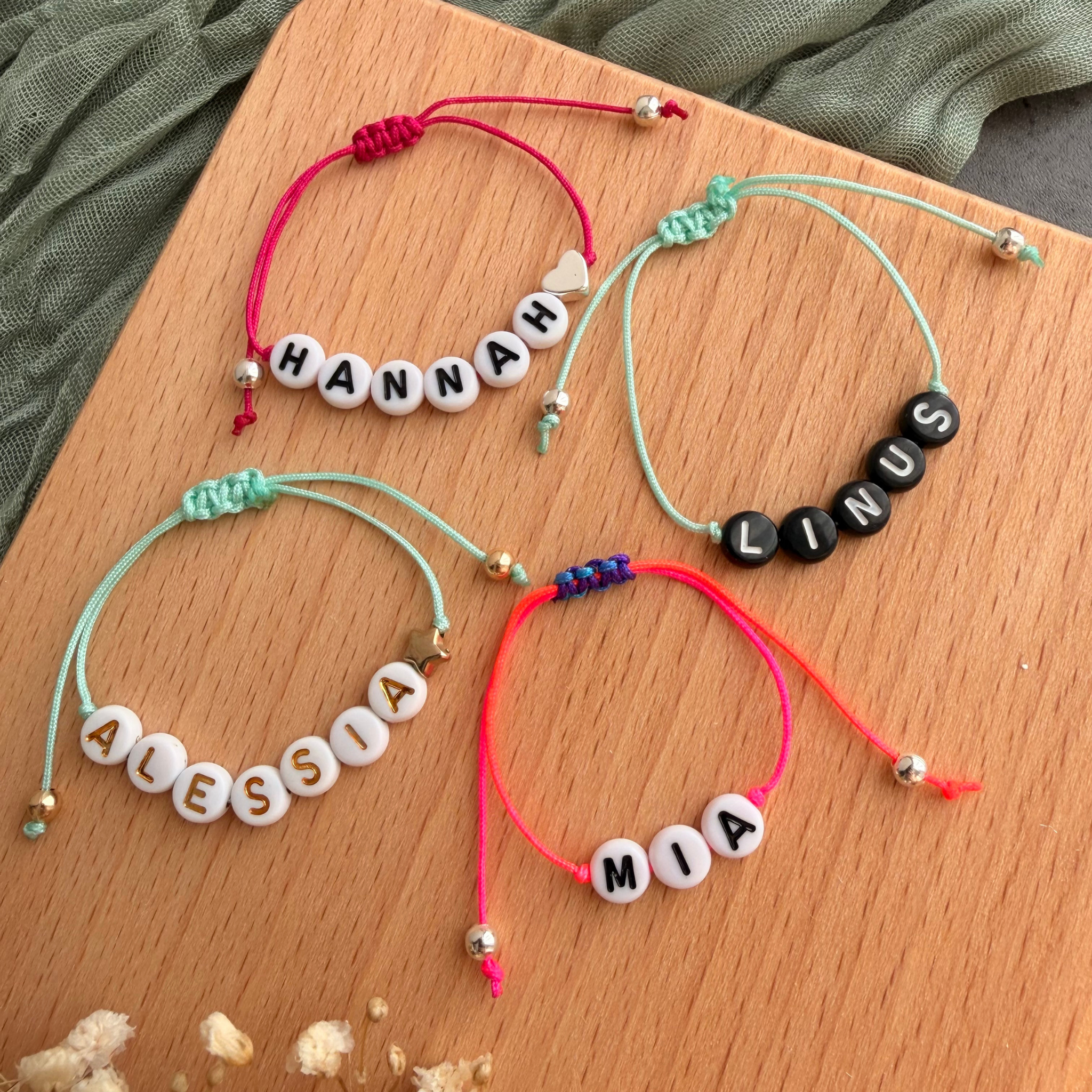 Perlenarmband Wunschname