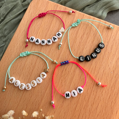 Perlenarmband Wunschname
