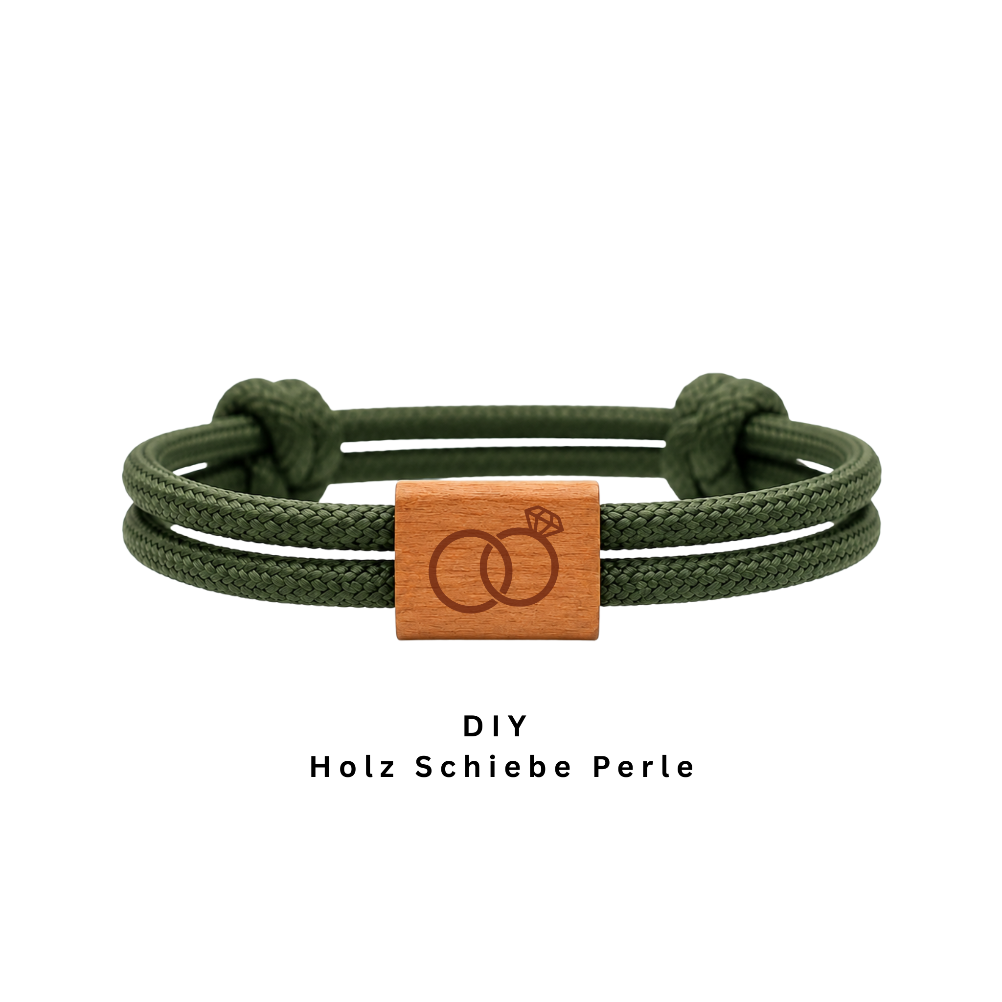 Ringe | DIY Holzschieber aus Kirschholz für Paracord- und Segelseil-Armbänder