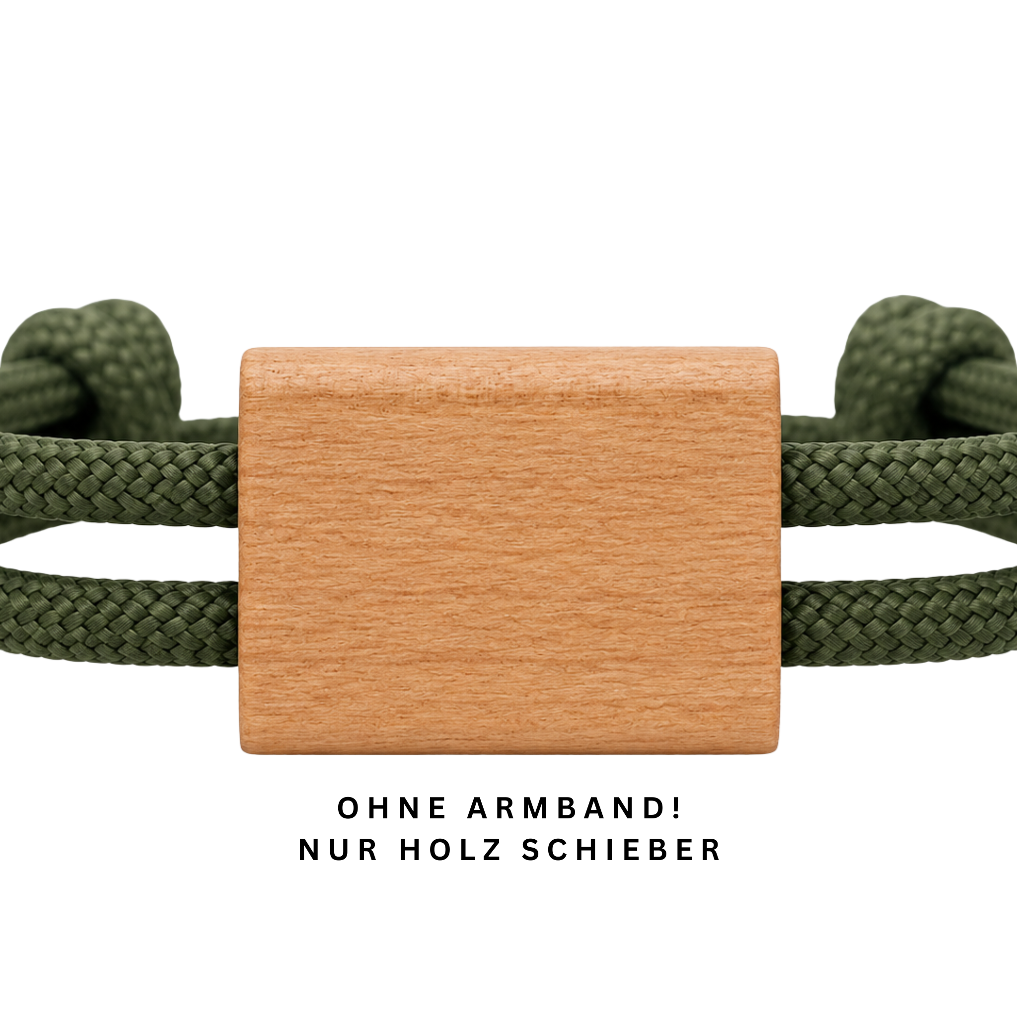 DIY Holzschieber aus Kirschholz für Paracord- und Segelseil-Armbänder
