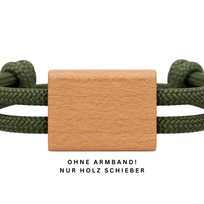 DIY Holzschieber aus Kirschholz für Paracord- und Segelseil-Armbänder