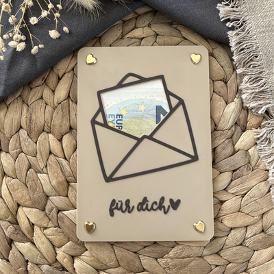 Geldgeschenk Karte - Kreative Verpackung für Geldgeschenke - Finanzspritze, Dankeschön & Geschenkidee Danke Umschlag