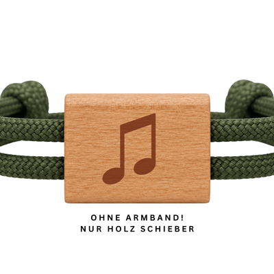 Musik | DIY Holzschieber aus Kirschholz für Paracord- und Segelseil-Armbänder