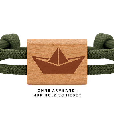 Boot | DIY Holzschieber aus Kirschholz für Paracord- und Segelseil-Armbänder