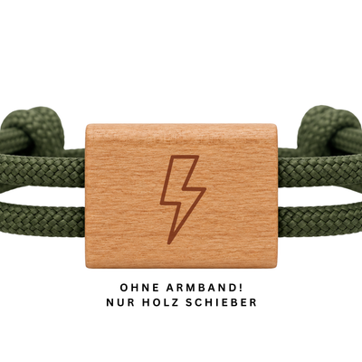 Blitz | DIY Holzschieber aus Kirschholz für Paracord- und Segelseil-Armbänder