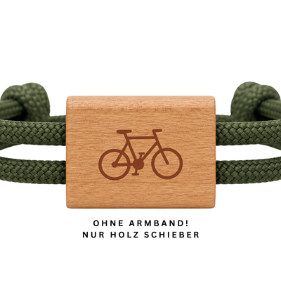Fahrrad | DIY Holzschieber aus Kirschholz für Paracord- und Segelseil-Armbänder