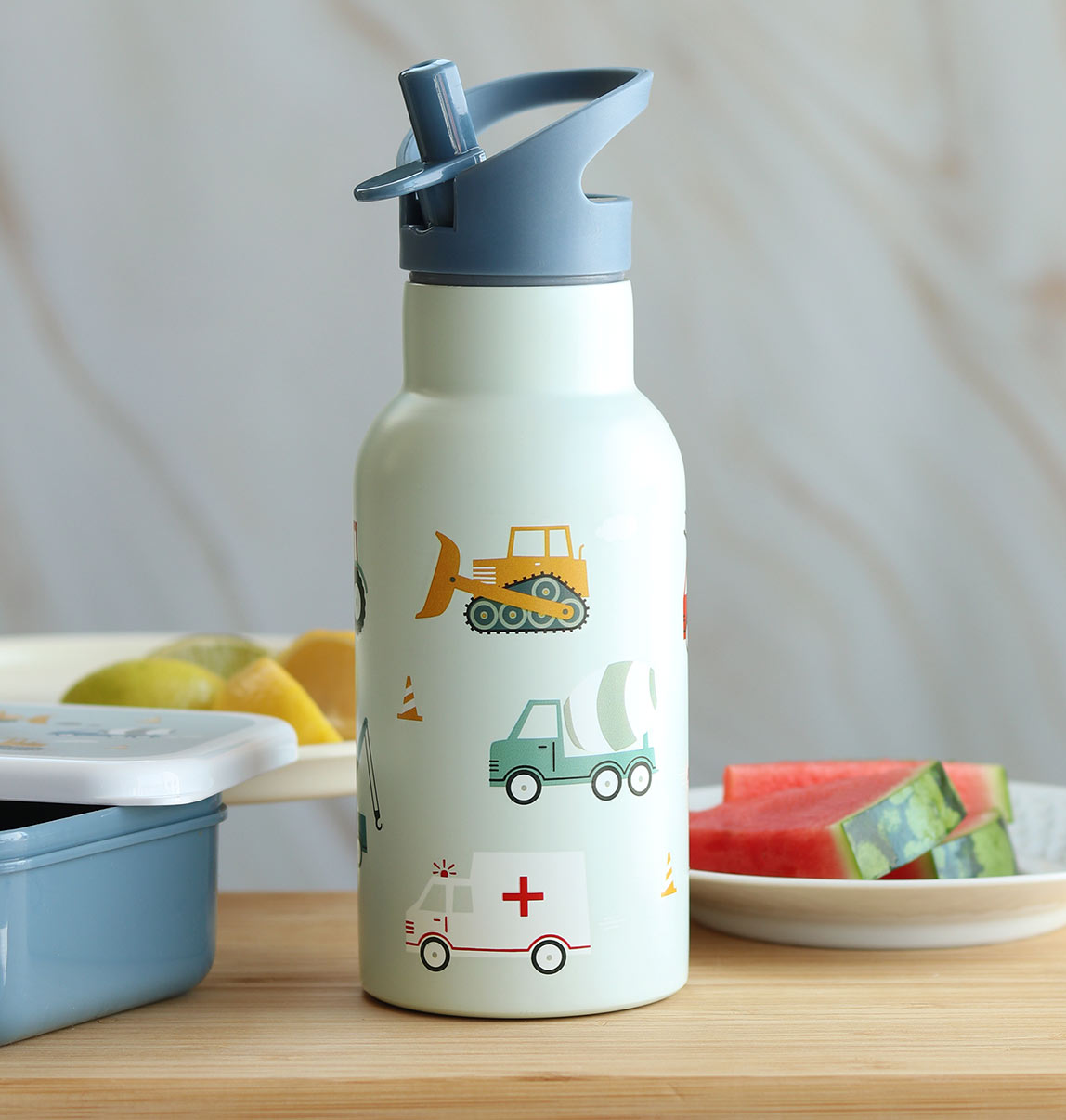 Personalisierte Edelstahl-Trinkflasche mit Name
