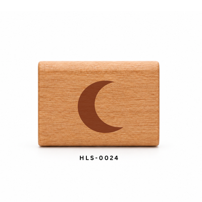 Mond | DIY Holzschieber aus Kirschholz für Paracord- und Segelseil-Armbänder