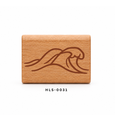 Welle | DIY Holzschieber aus Kirschholz für Paracord- und Segelseil-Armbänder
