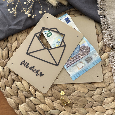 Geldgeschenk Karte - Kreative Verpackung für Geldgeschenke - Finanzspritze, Dankeschön & Geschenkidee Danke Umschlag
