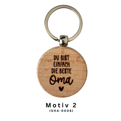 Du bist die Beste Schlüsselanhänger aus Holz