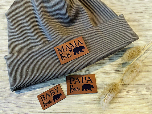 leather label ''Familie Bär''