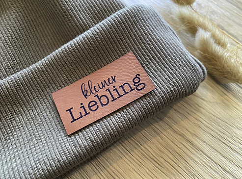 leather label ''kleine Liebling''