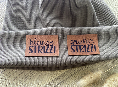 leather label ''kleine/großer Strizzi''