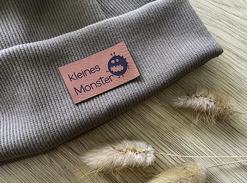 Lederlabel ''kleines Monster''