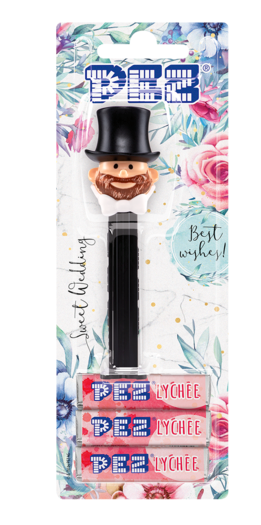 PEZ dispenser groom with full beard 